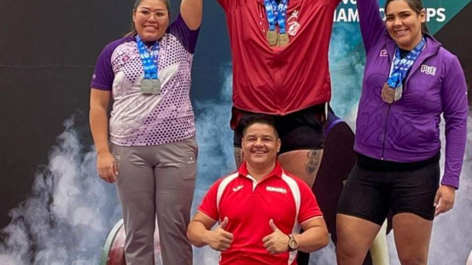 Los pesistas sonorenses levantan 16 medallas en nacional de primera fuerza.