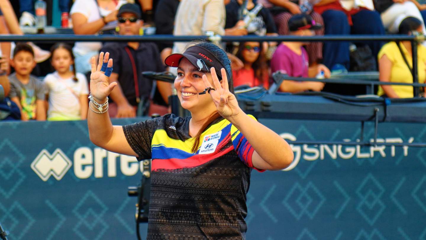 ARQUERA COLOMBIANA SARA LÓPEZ GANA SU   OCTAVO ORO EN FINALES DE COPA DEL MUNDO