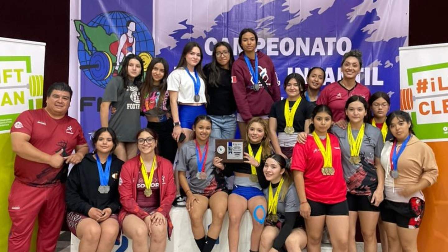 PESISTAS SONORENSES LEVANTAN   85 MEDALLAS EN NACIONAL INFANTIL