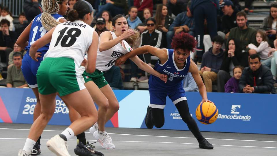 LA SONORENSE KARINA ESQUER Y EQUIPO DE   BASQUETBOL 3X3 FINALIZA SEXTO EN SANTIAGO