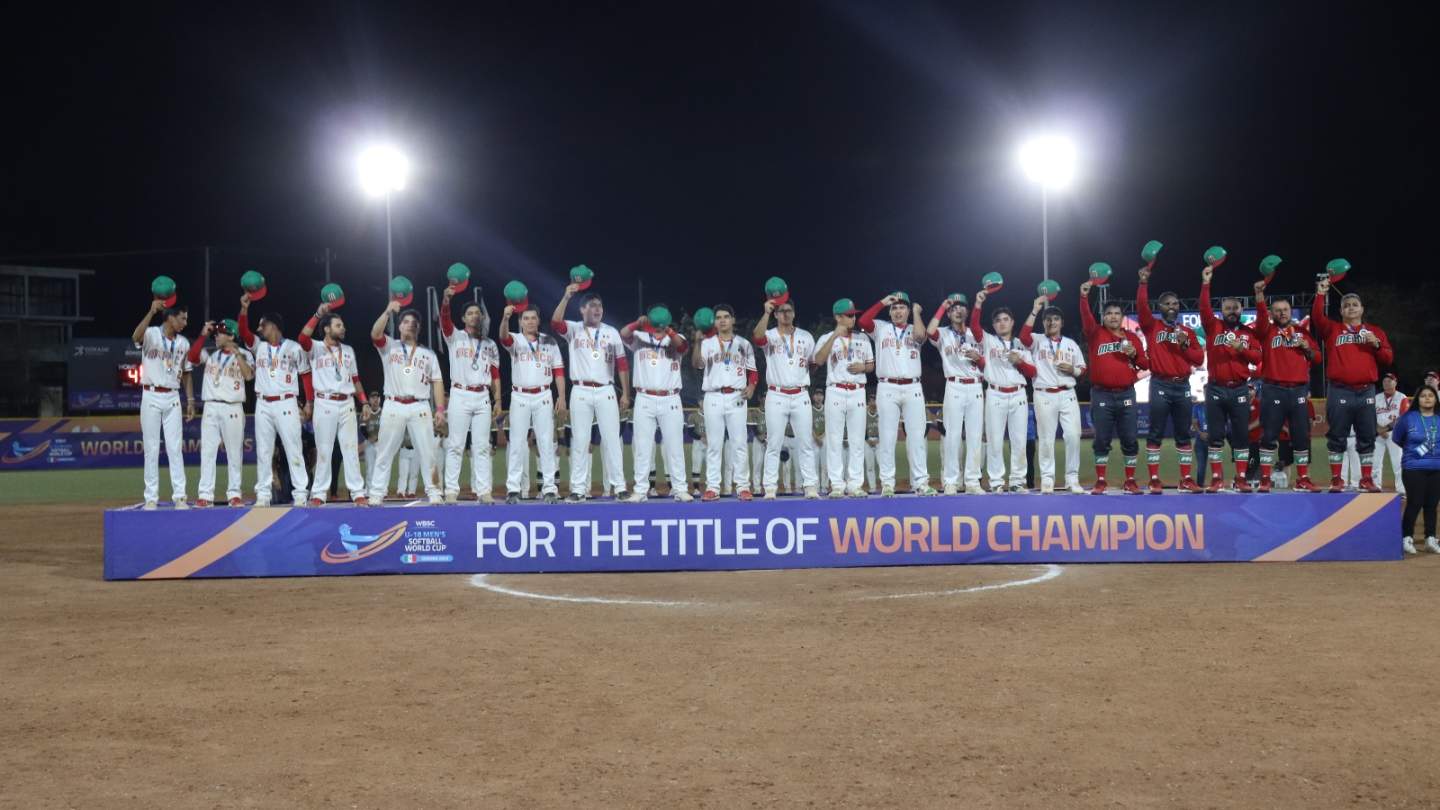 SELECCIÓN MEXICANA TERMINA CON PLATA   EN COPA MUNDIAL DE SOFTBOL U18 VARONIL