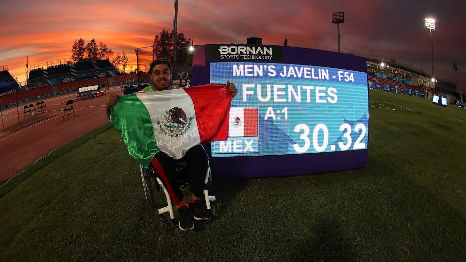 ÉDGAR FUENTES GANA EL ORO EN   LOS JUEGOS PARAPANAMERICANOS