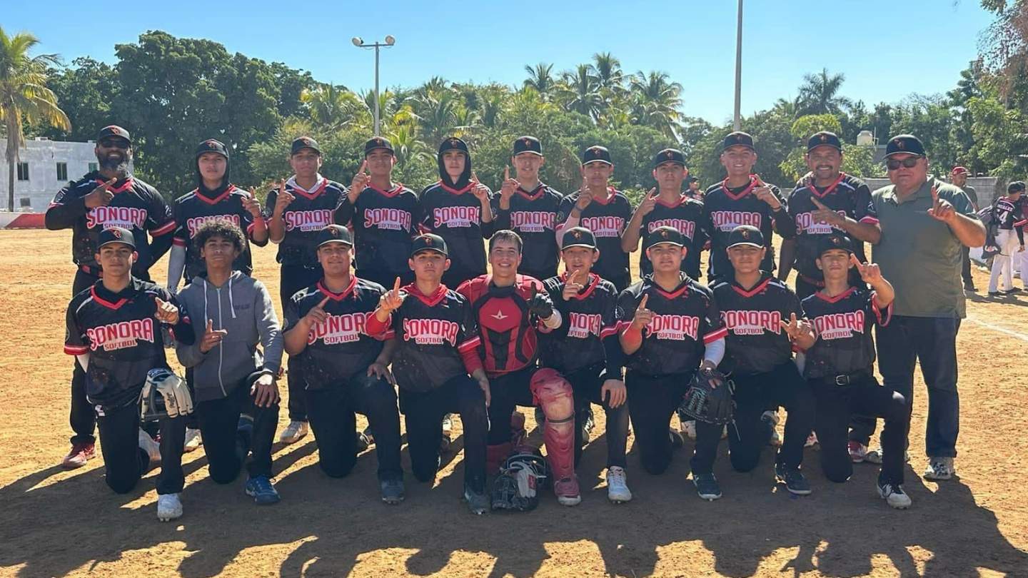 SONORA GANA CETROS NACIONALES   SUB 17 Y SUB 14 DE SOFTBOL VARONIL