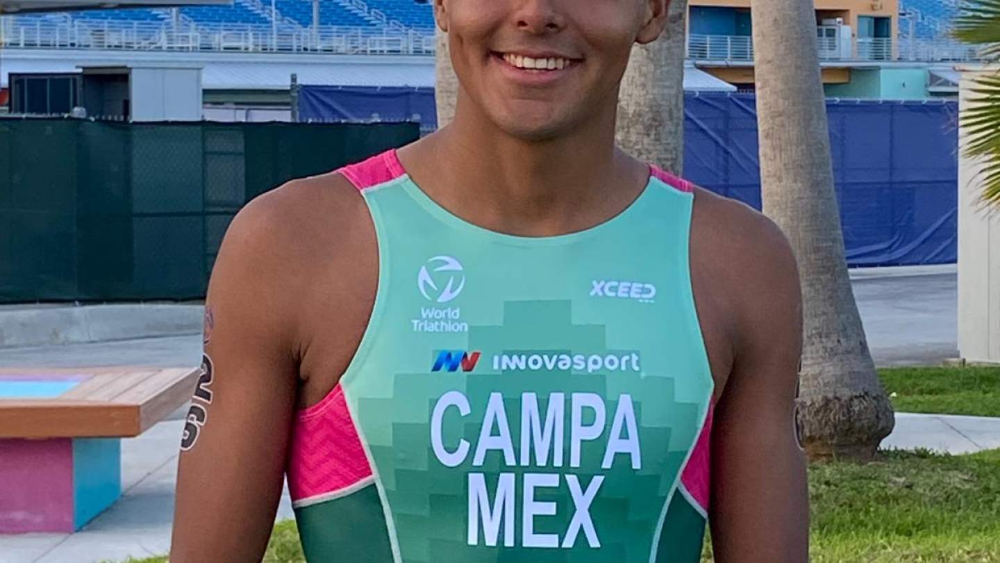 DYLAN CAMPA CONCLUYE EN EL SITIO 14 EN   CAMPEONATO PANAMERICANO DE TRIATLÓN