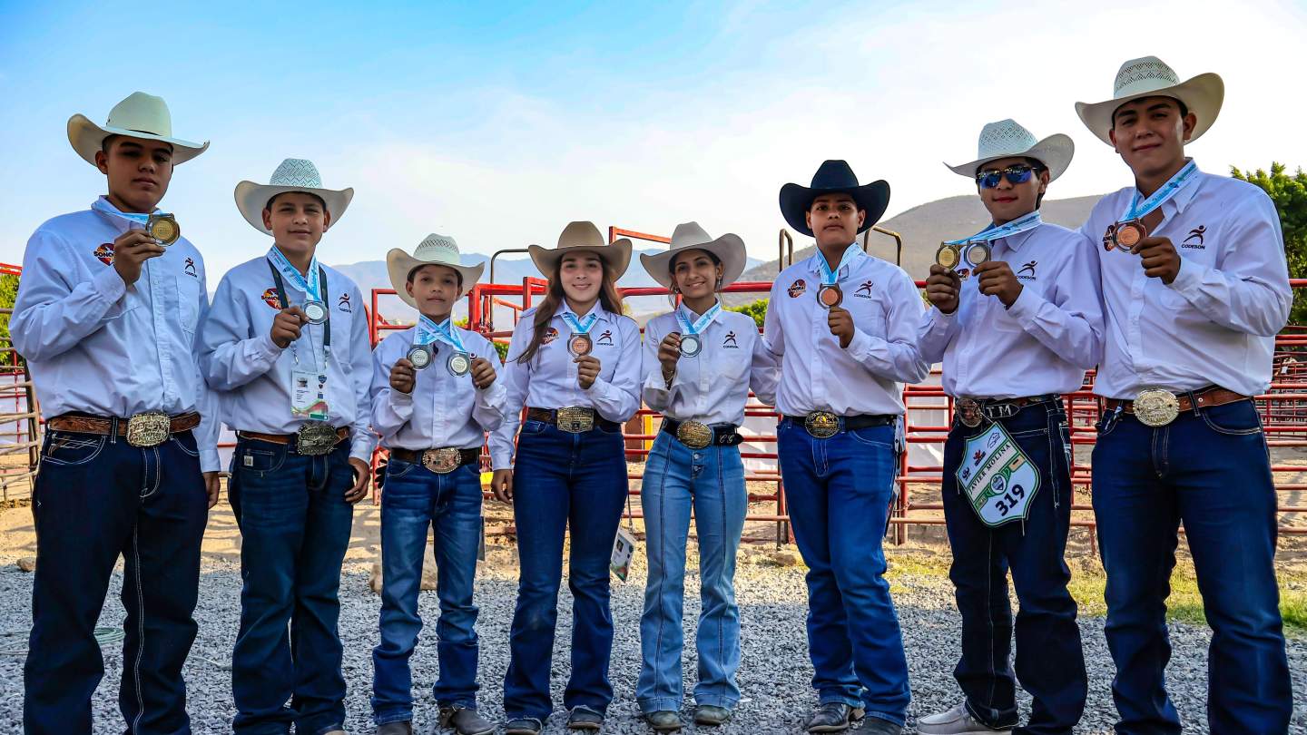 LOGRA SONORA 8 MEDALLAS EN EL   RODEO DE LOS NACIONALES CONADE