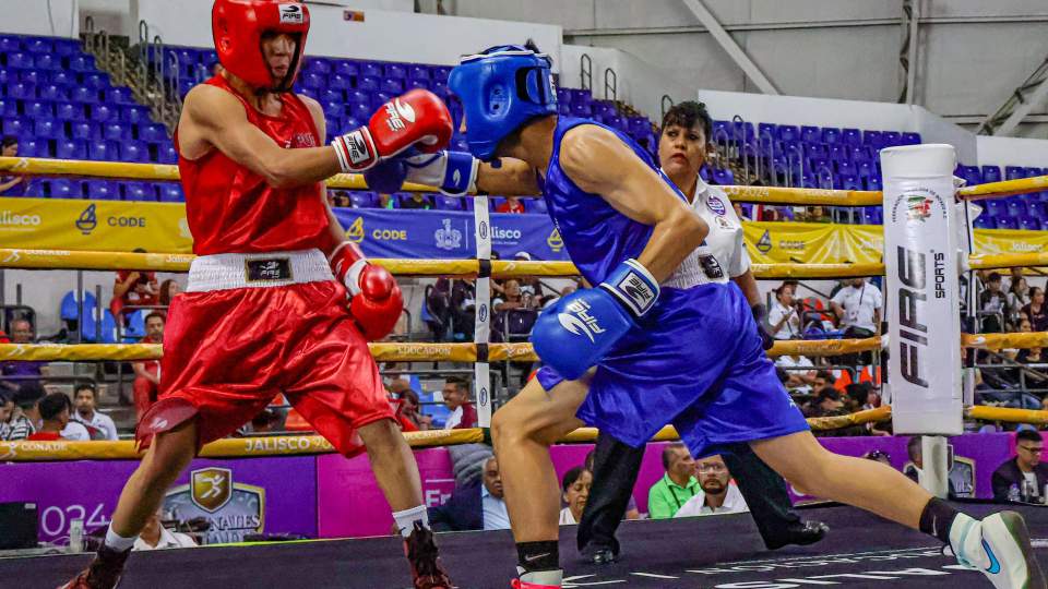 SACA SONORA PAR DE TRIUNFOS EN EL   INICIO DE NACIONALES CONADE DE BOXEO