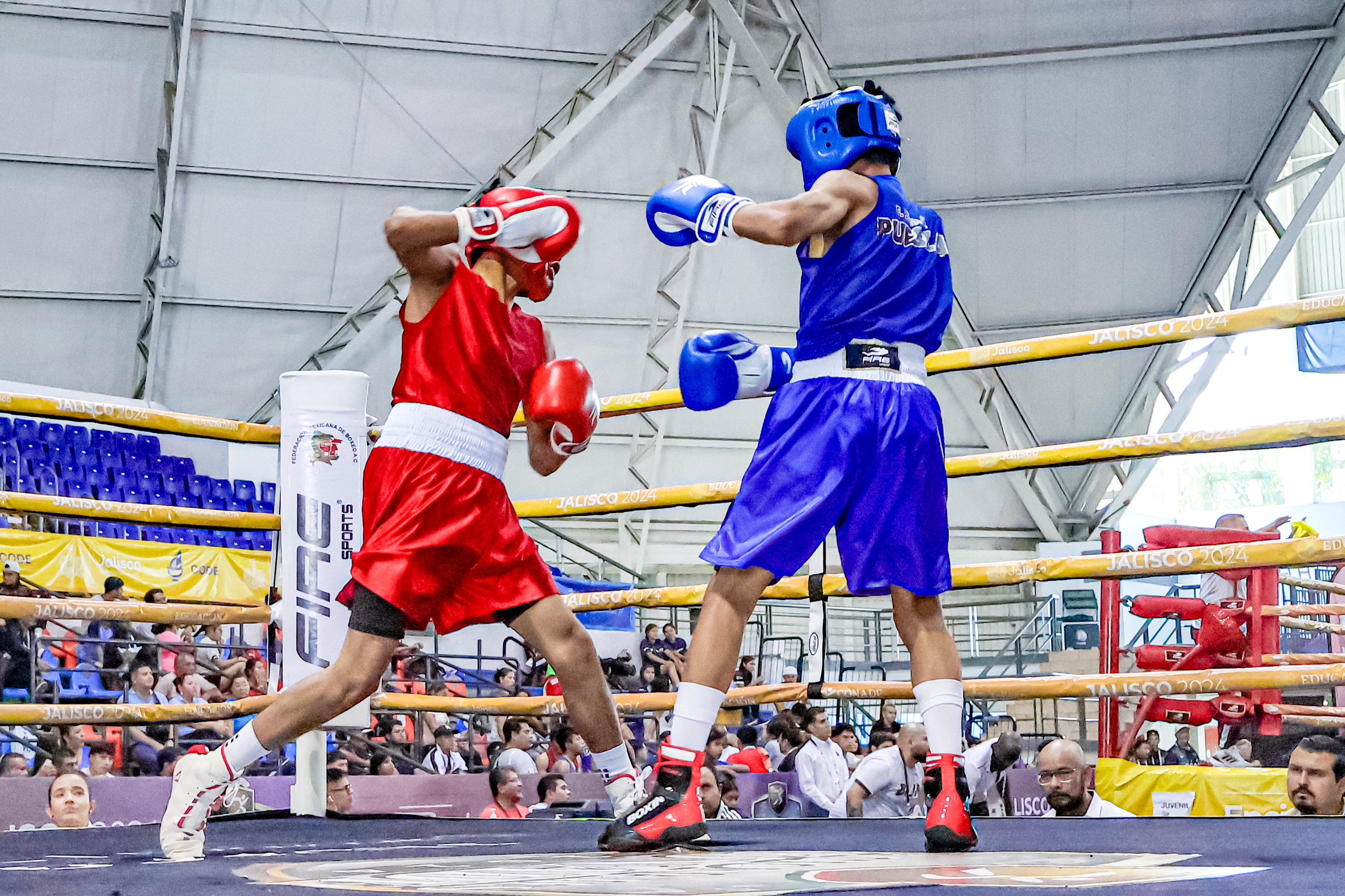 GANA BOXEADOR SONORENSE JUAN MOLINA   EN SEGUNDA JORNADA DE LA ETAPA NACIONAL