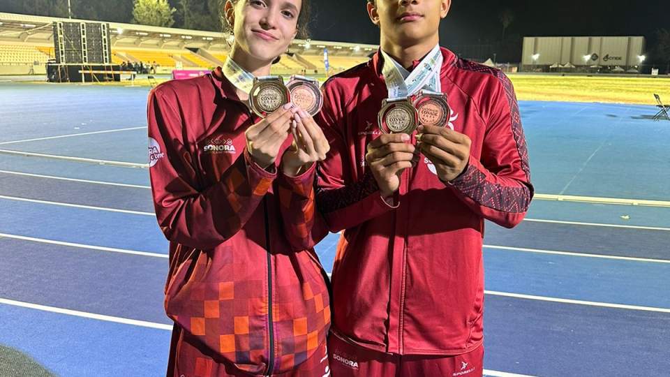 AGREGA SONORA SEIS MEDALLAS   EN ETAPA NACIONAL DE ATLETISMO