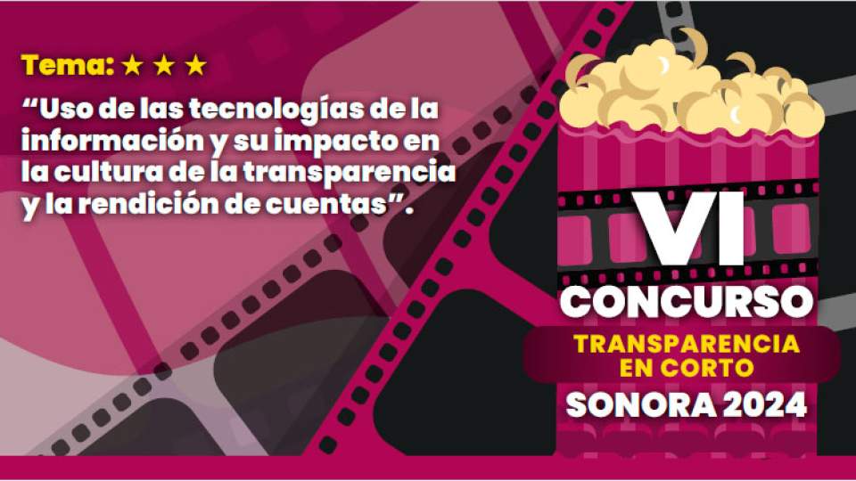 Convocatoria de VI Concurso de Transparencia en Corto 2024