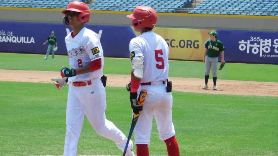 MÉXICO, CON SIETE SONORENSES, ABRE   CON TRIUNFO EN MUNDIAL U15 DE BEISBOL