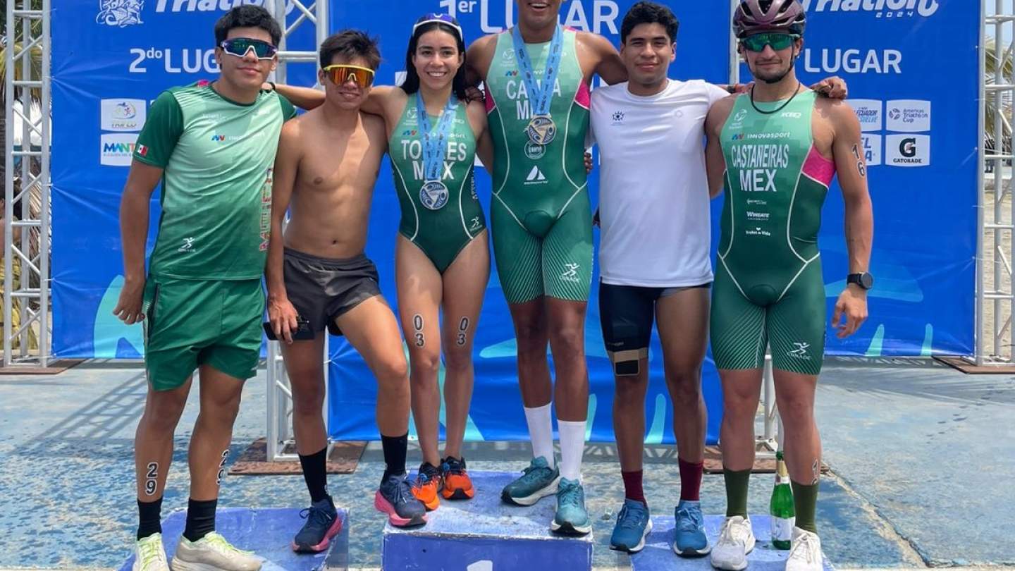 TRIATLETA SONORENSE DYLAN CAMPA  GANA EL ORO EN COPA DE LAS AMÉRICAS 