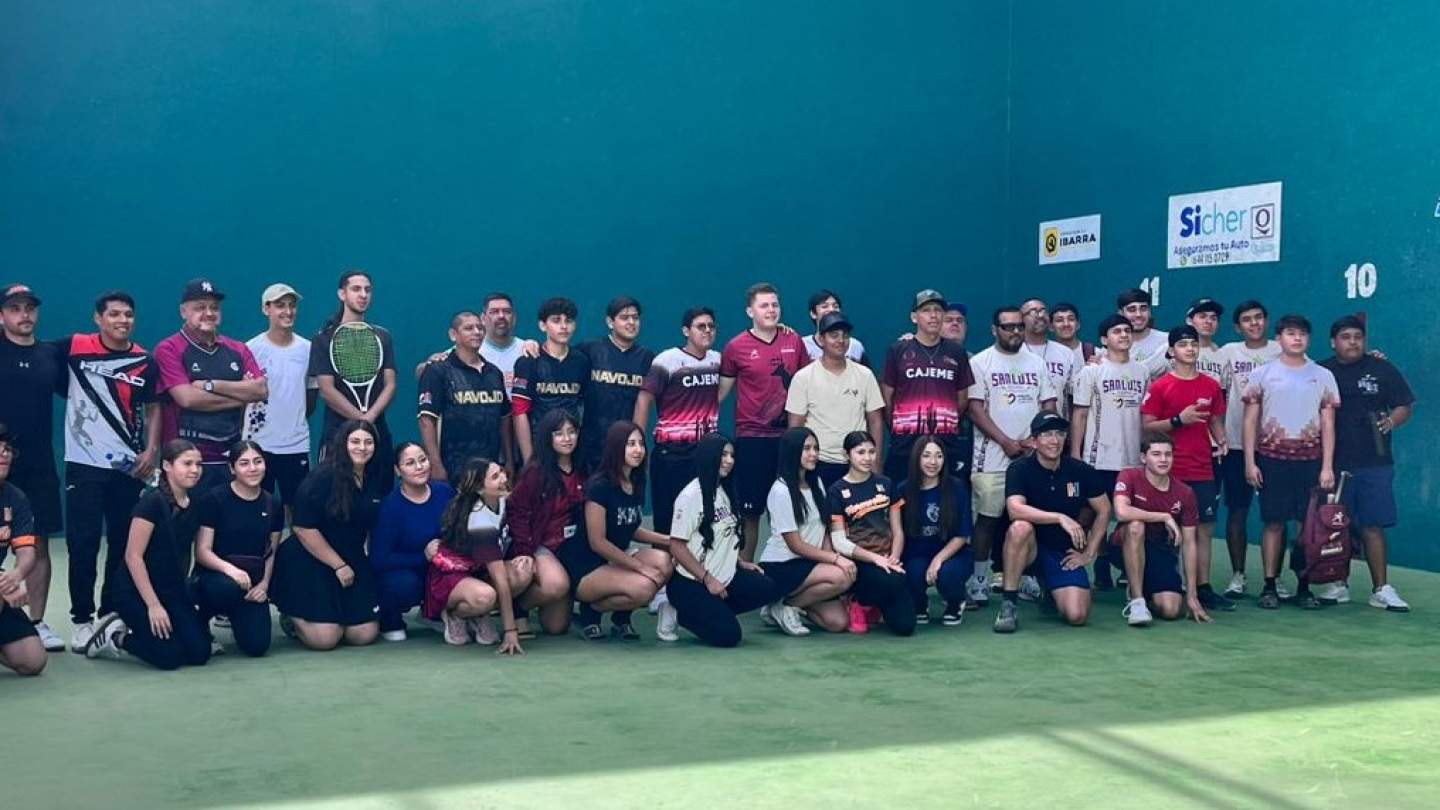 RAQUETAS DE FRONTÓN DE SONORA LISTAS PARA LA OLIMPIADA REGIONAL 